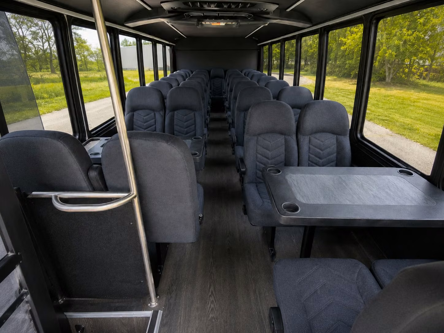 18 passenger minibus interior