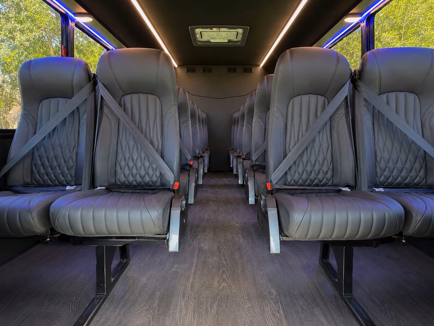 20 passenger minibus interior