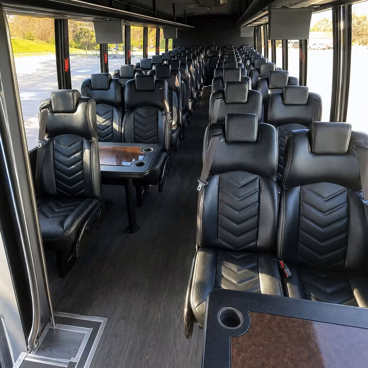 25 passenger minibus inside