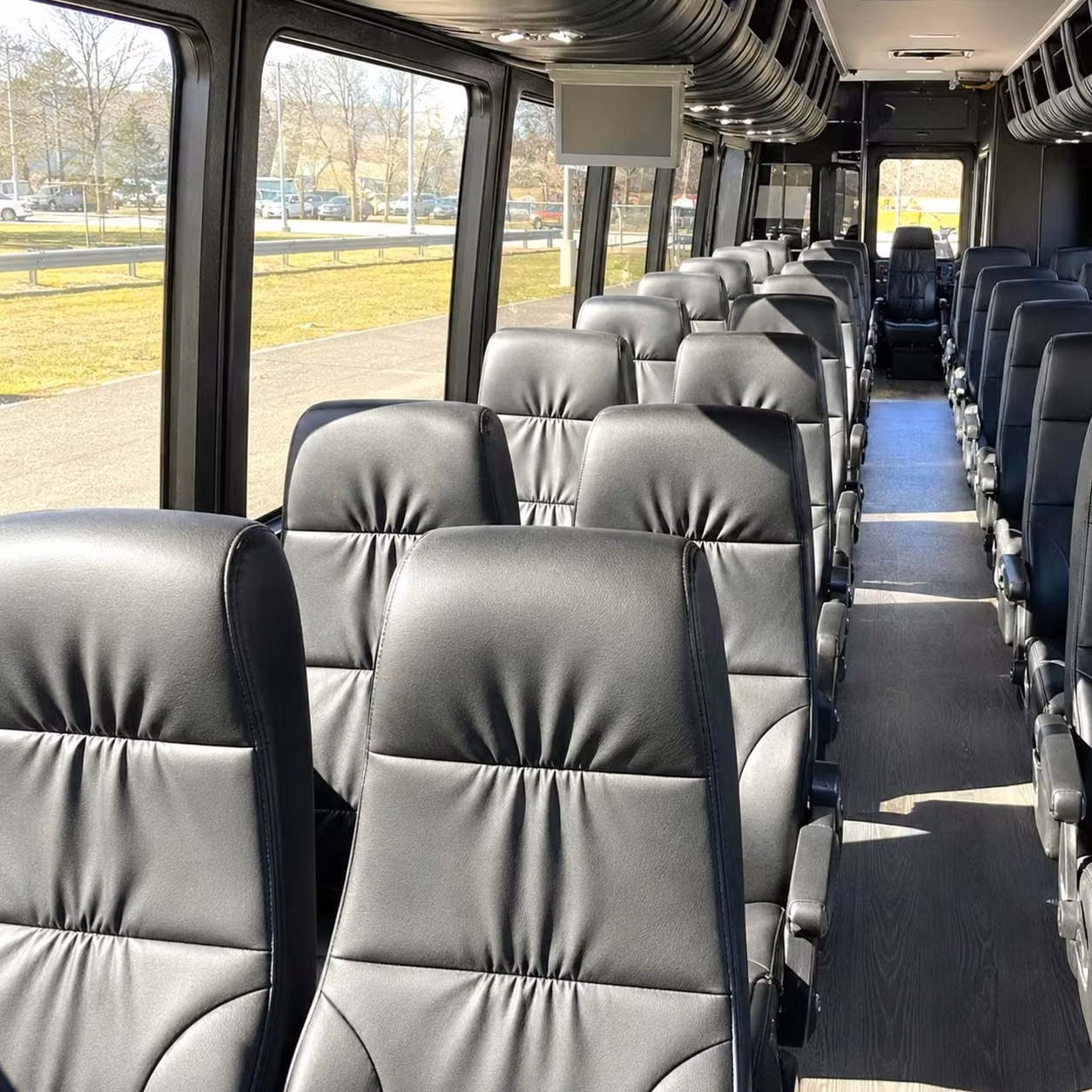 28 passenger minibus inside