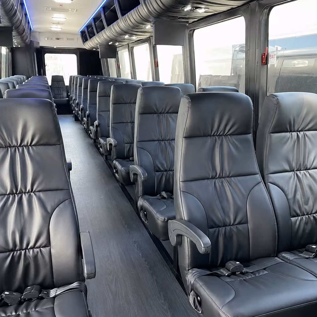 28 passenger minibus interior
