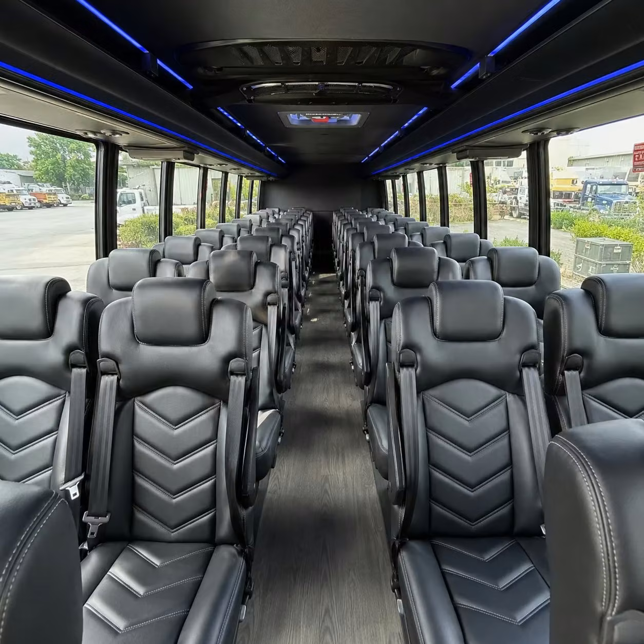 30 passenger minibus interior