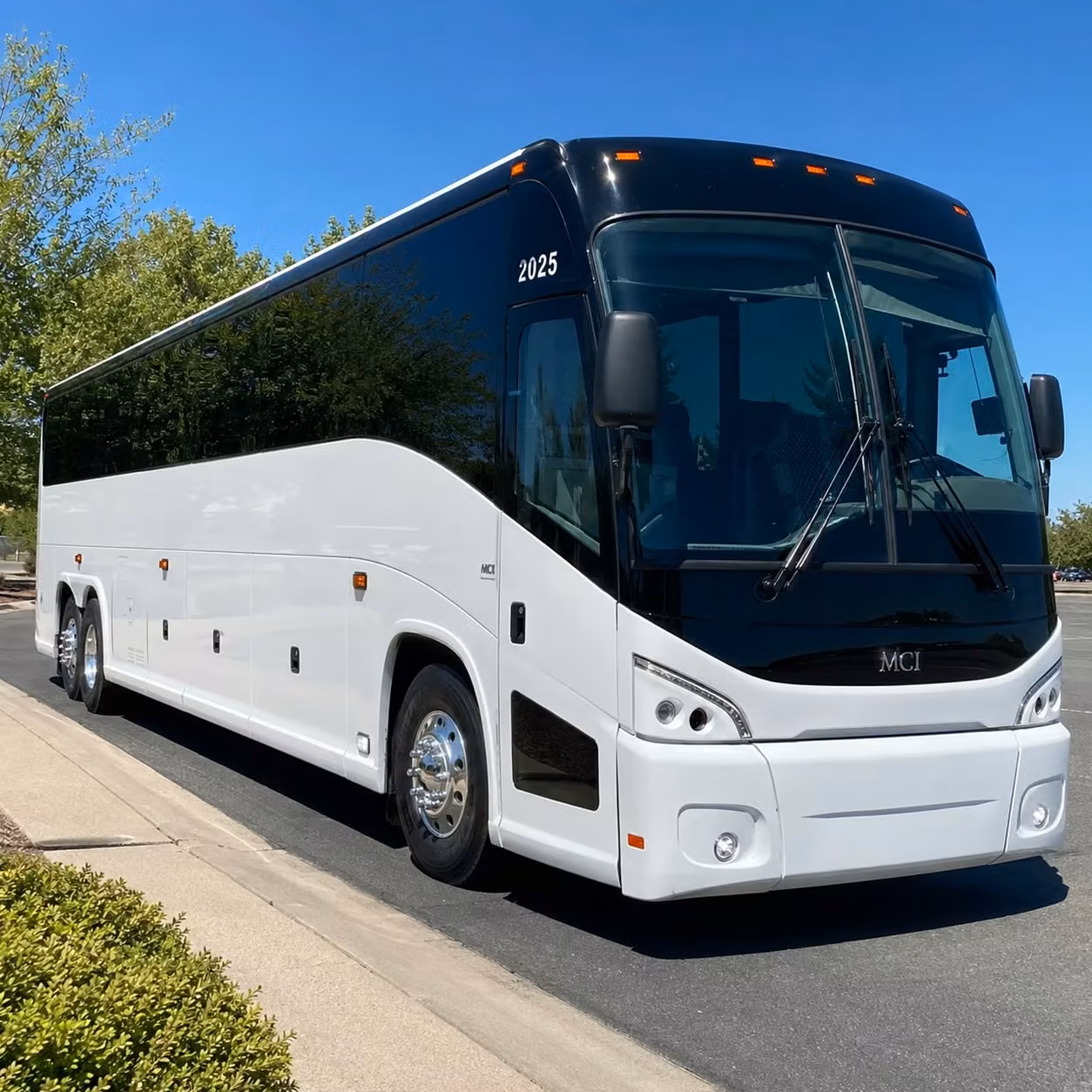 sports team fan charter bus rentals in visalia