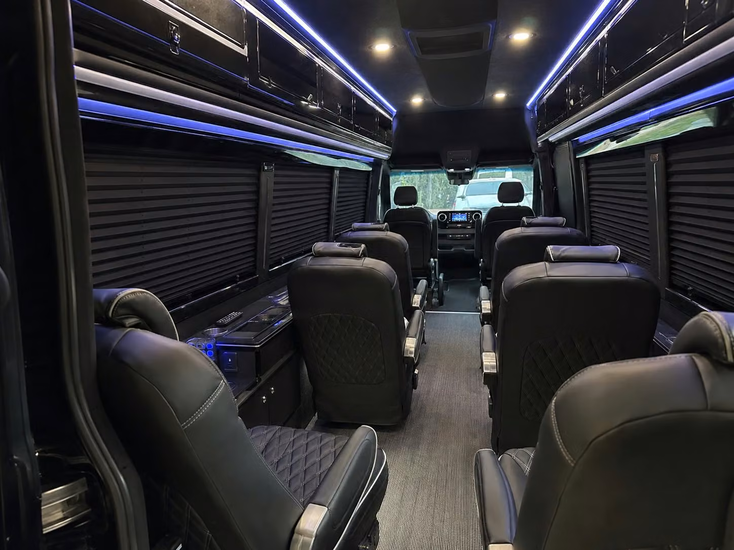 sprinter van with driver interior