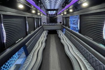 Visalia Party Bus Interior
