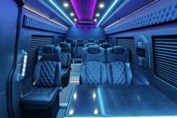 Visalia Sprinter Bus Interior